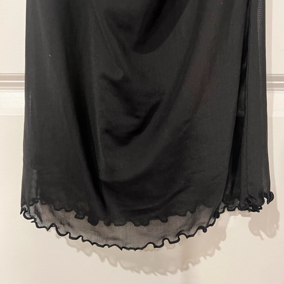Mesh Sheer Ling Sleeve Maxi Dress - Picture 5 of 6